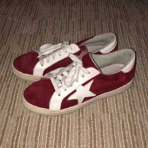 Red star sneakers